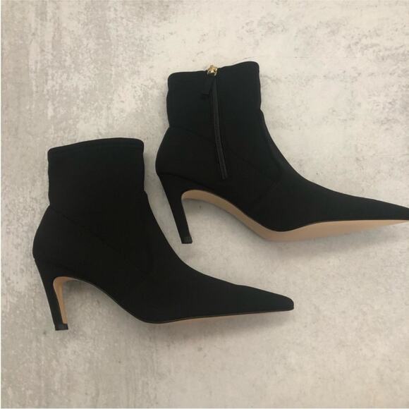 Good American The Icon Bootie Black Neoprene NEW - Picture 3 of 11